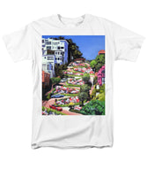 Lombard Street - San Francisco, California - Men's T-Shirt  (Regular Fit)