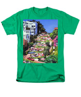 Lombard Street - San Francisco, California - Men's T-Shirt  (Regular Fit)