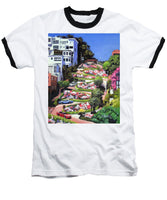 Lombard Street - San Francisco, California - Baseball T-Shirt