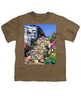 Lombard Street - San Francisco, California - Youth T-Shirt