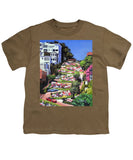 Lombard Street - San Francisco, California - Youth T-Shirt