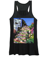 Lombard Street - San Francisco, California - Women's Tank Top