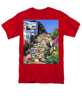 Lombard Street - San Francisco, California - Men's T-Shirt  (Regular Fit)