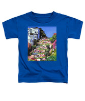 Lombard Street - San Francisco, California - Toddler T-Shirt
