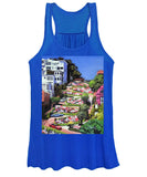 Lombard Street - San Francisco, California - Women's Tank Top