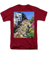 Lombard Street - San Francisco, California - Men's T-Shirt  (Regular Fit)