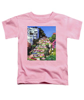 Lombard Street - San Francisco, California - Toddler T-Shirt