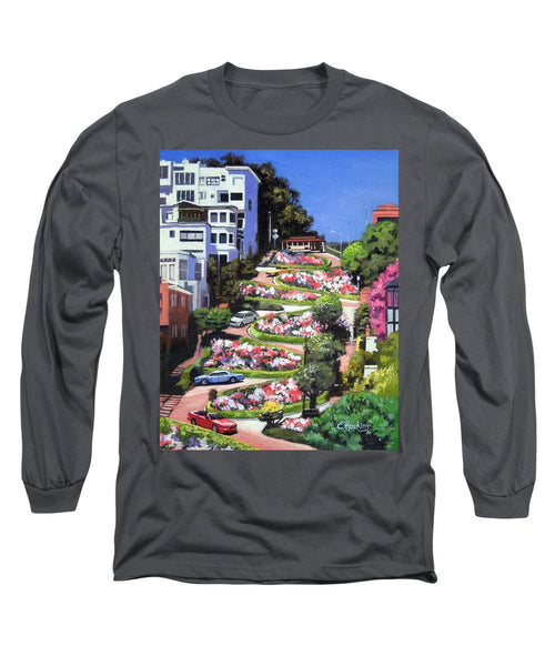 Lombard Street - San Francisco, California - Long Sleeve T-Shirt
