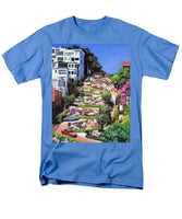 Lombard Street - San Francisco, California - Men's T-Shirt  (Regular Fit)
