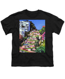 Lombard Street - San Francisco, California - Youth T-Shirt