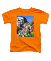 Lombard Street - San Francisco, California - Toddler T-Shirt