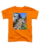 Lombard Street - San Francisco, California - Toddler T-Shirt