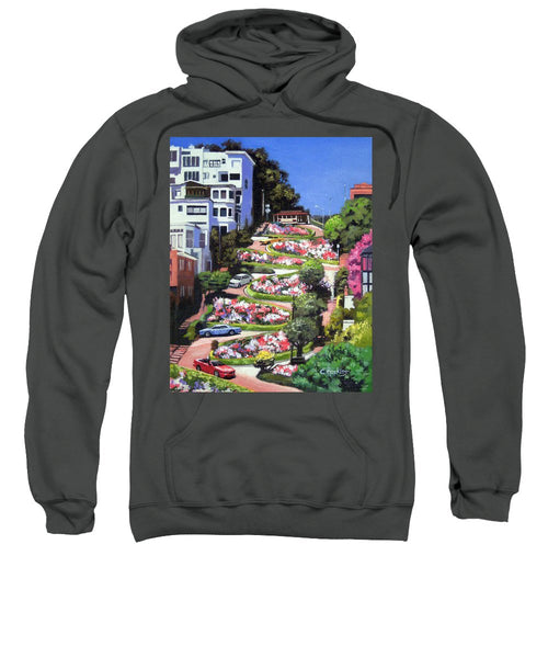 Lombard Street - San Francisco, California - Sweatshirt