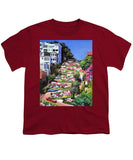 Lombard Street - San Francisco, California - Youth T-Shirt
