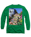 Lombard Street - San Francisco, California - Long Sleeve T-Shirt