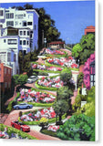 Lombard Street San Francisco  - Canvas Print