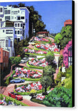 Lombard Street San Francisco  - Canvas Print