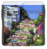 Lombard Street San Francisco  - Duvet Cover