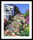 Lombard Street San Francisco  - Framed Print