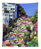 Lombard Street San Francisco  - Tapestry