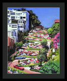 Lombard Street San Francisco  - Framed Print