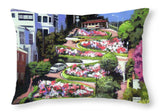 Lombard Street San Francisco  - Throw Pillow
