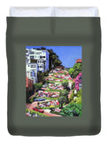 Lombard Street San Francisco  - Duvet Cover