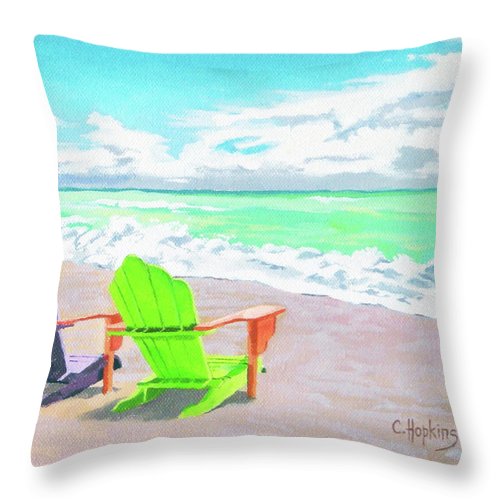 Miami Florida - Throw Pillow