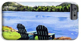 Mirror Lake Lake Placid New York - Phone Case