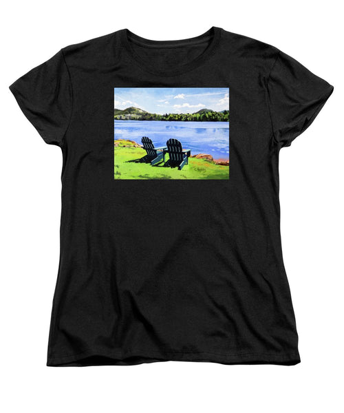 Mirror Lake Lake Placid New York - Women's T-Shirt (Standard Fit)