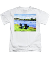 Mirror Lake Lake Placid New York - Kids T-Shirt
