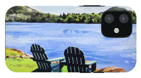 Mirror Lake Lake Placid New York - Phone Case