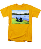 Mirror Lake Lake Placid New York - Men's T-Shirt  (Regular Fit)