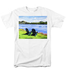 Mirror Lake Lake Placid New York - Men's T-Shirt  (Regular Fit)