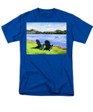 Mirror Lake Lake Placid New York - Men's T-Shirt  (Regular Fit)