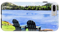 Mirror Lake Lake Placid New York - Phone Case
