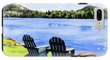 Mirror Lake Lake Placid New York - Phone Case