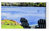 Mirror Lake Lake Placid New York - Yoga Mat