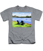 Mirror Lake Lake Placid New York - Kids T-Shirt