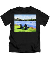 Mirror Lake Lake Placid New York - Kids T-Shirt