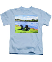 Mirror Lake Lake Placid New York - Kids T-Shirt