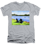 Mirror Lake Lake Placid New York - Men's V-Neck T-Shirt