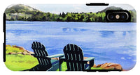 Mirror Lake Lake Placid New York - Phone Case