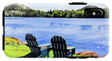 Mirror Lake Lake Placid New York - Phone Case