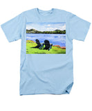 Mirror Lake Lake Placid New York - Men's T-Shirt  (Regular Fit)