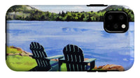 Mirror Lake Lake Placid New York - Phone Case