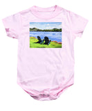 Mirror Lake Lake Placid New York - Baby Onesie