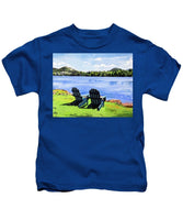 Mirror Lake Lake Placid New York - Kids T-Shirt