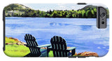 Mirror Lake Lake Placid New York - Phone Case