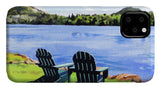 Mirror Lake Lake Placid New York - Phone Case